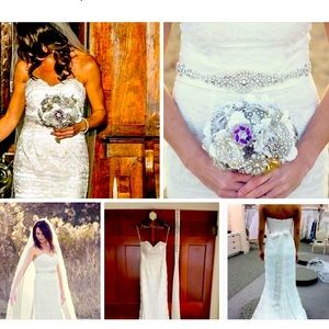 White wedding dress